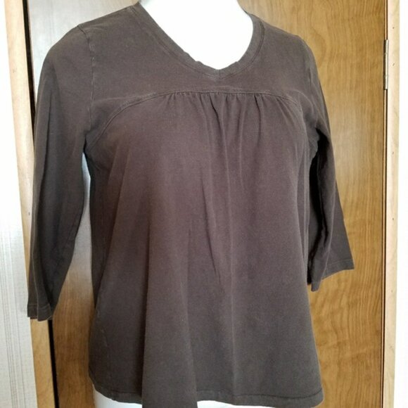 3 cotton shirts in earth tones - Picture 3 of 14
